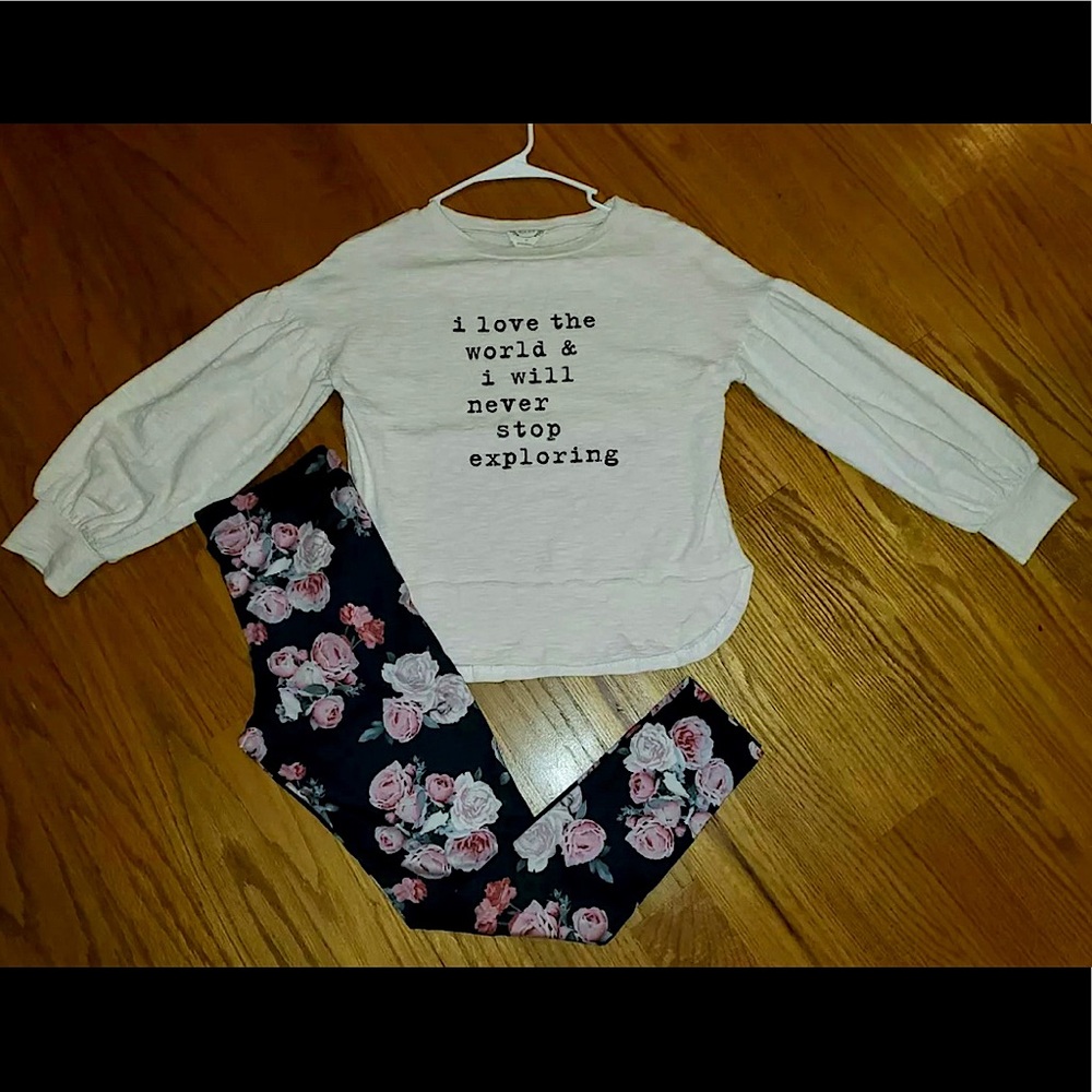 Joyfolie outfit size 7 (worn once)